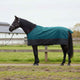 Vidaxx couverture pour cheval vert foncé et noir 125 cm polyester