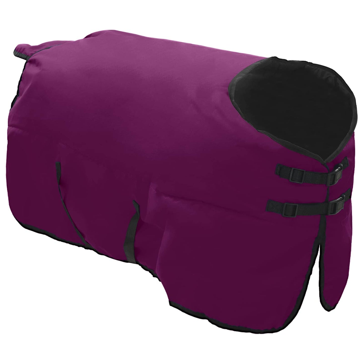 Vidaxx couverture pour cheval vert foncé et noir 105 cm polyester