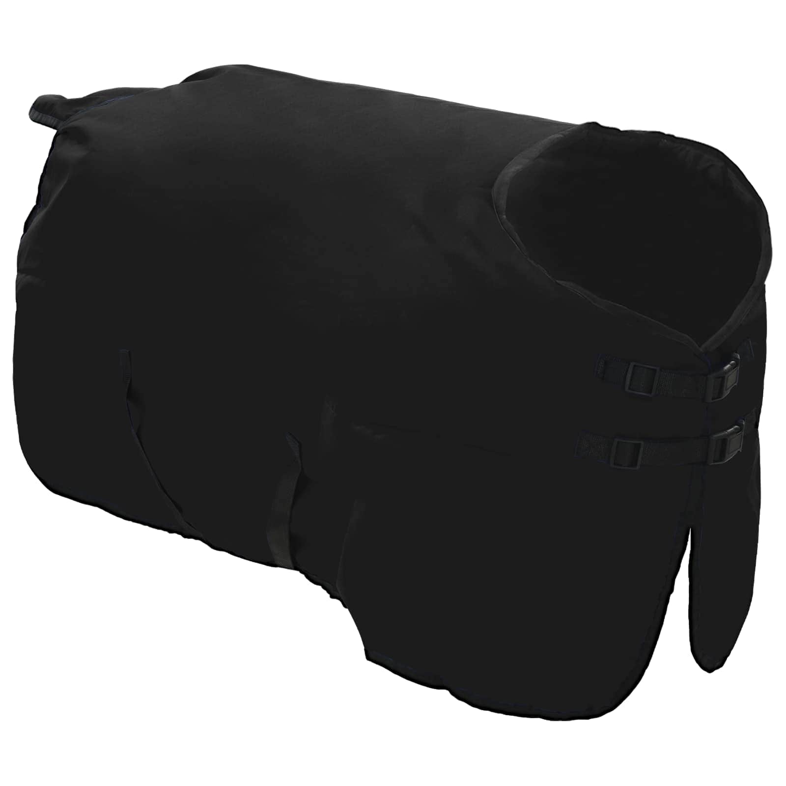 Vidaxx couverture pour cheval vert foncé et noir 165 cm polyester