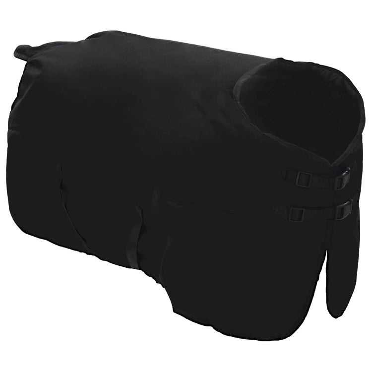 Vidaxx couverture pour cheval vert foncé et noir 165 cm polyester