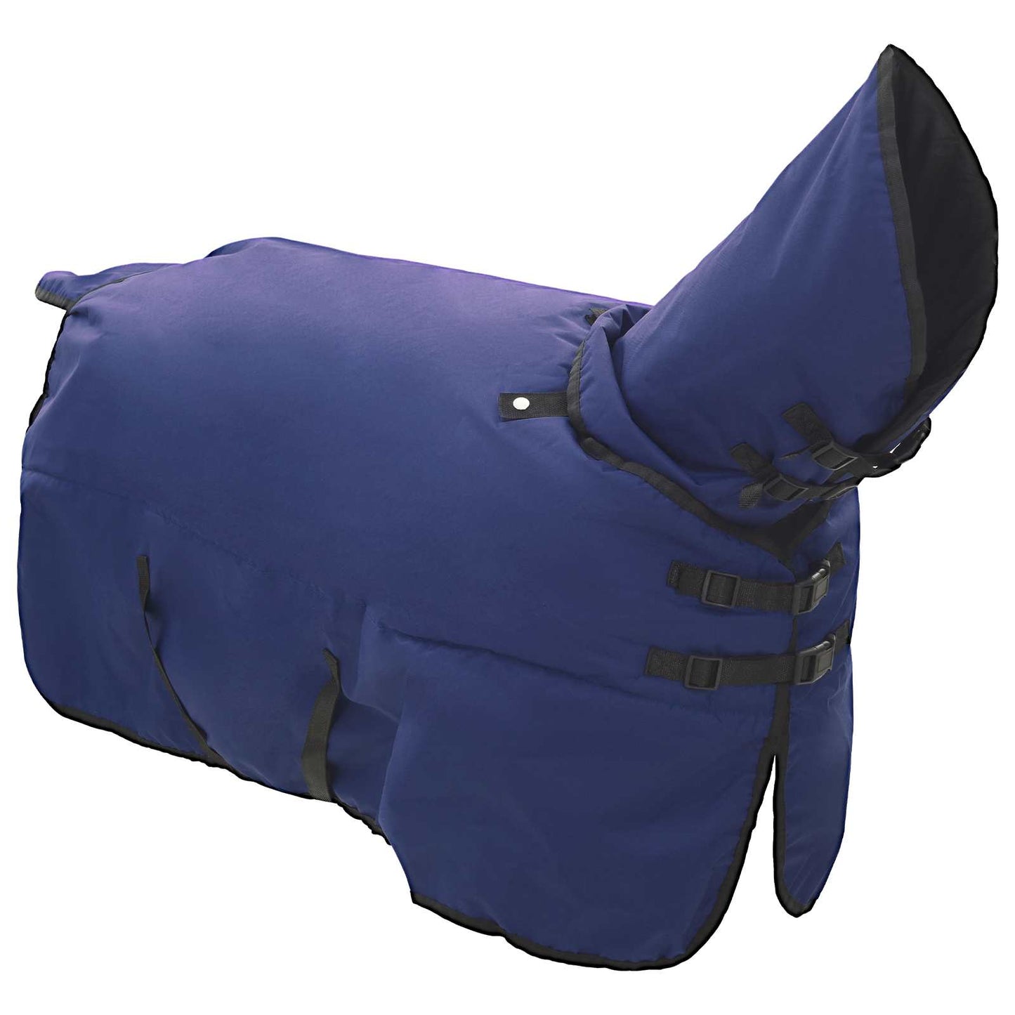 Vidaxx couverture pour cheval vert foncé et noir 165 cm polyester