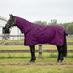 Vidaxx couverture pour cheval vert foncé et noir 95 cm polyester