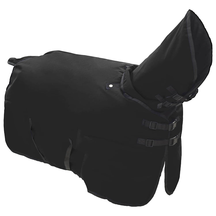 Vidaxx couverture pour cheval vert foncé et noir 125 cm polyester