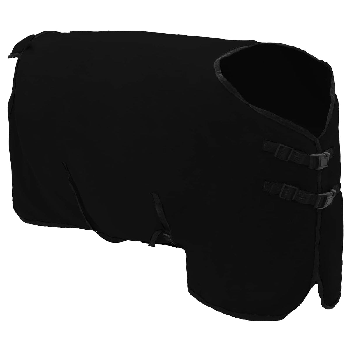 Vidaxxl couverture cheval noir polyester