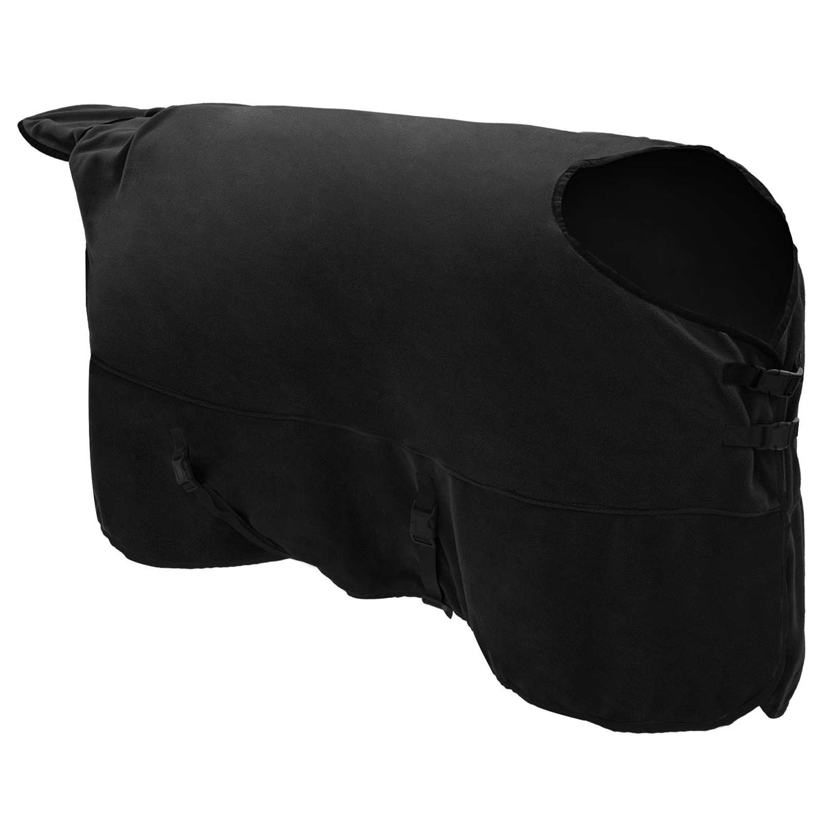 Vidaxxl couverture cheval noir polyester