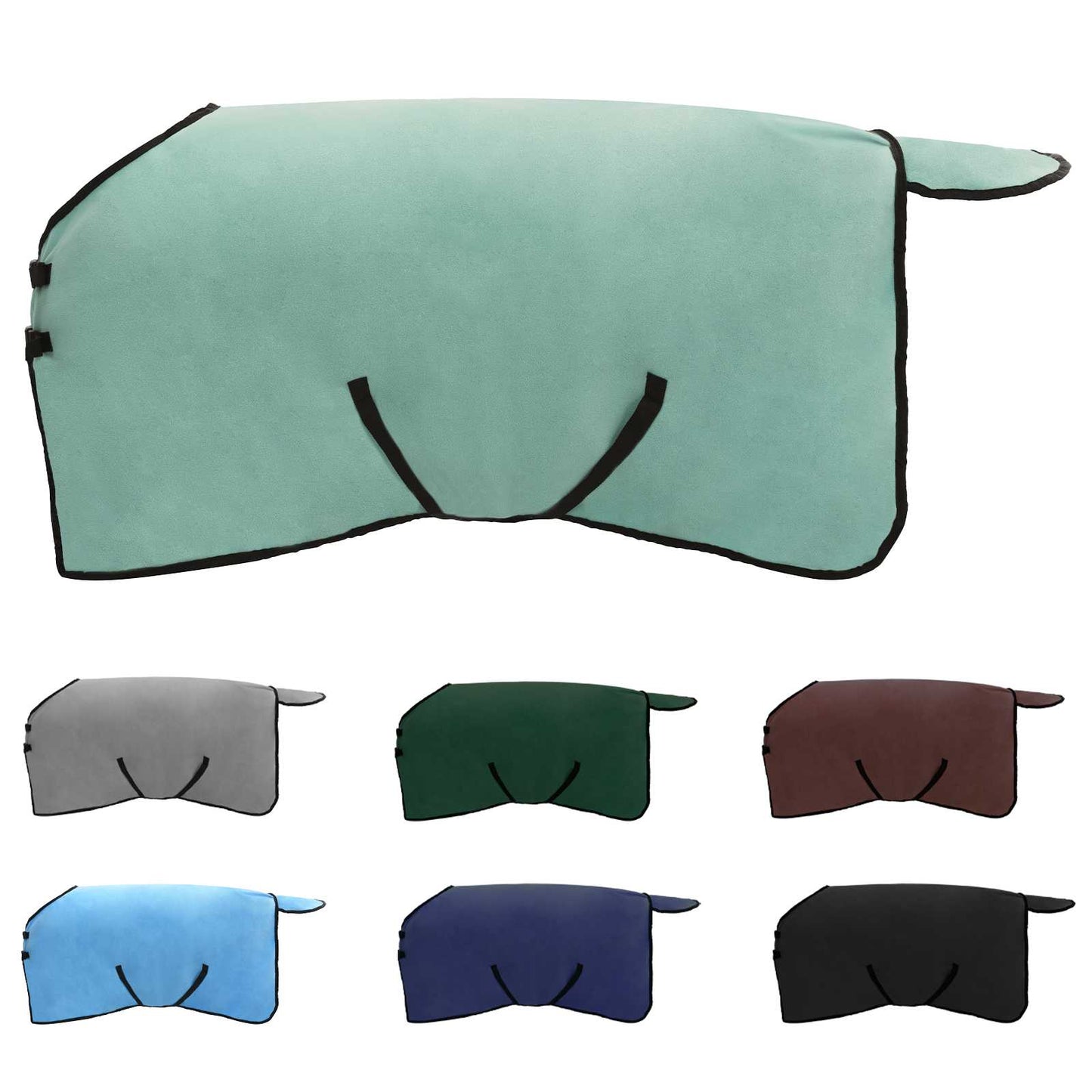VidaXL couverture cheval spécial vert polyester