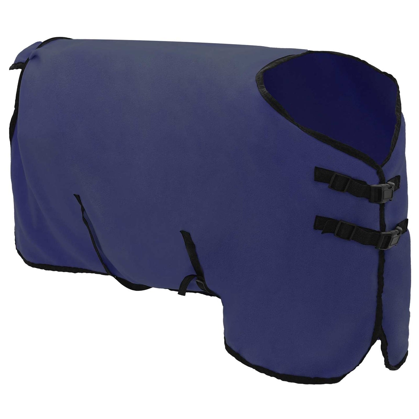 VidaXL couverture cheval bleu marine polyester