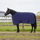 VidaXL couverture cheval bleu marine polyester
