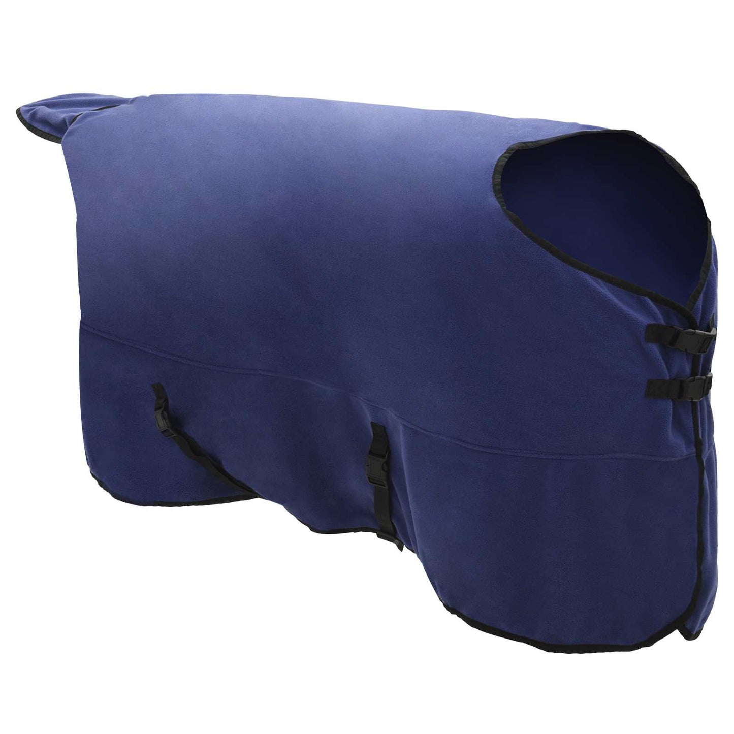 VidaXL couverture cheval bleu marine polyester