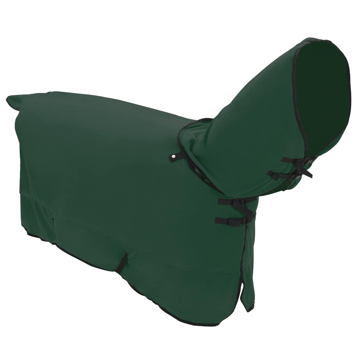 Couverture pour cheval VidaXL entièrement en polyester vert foncé