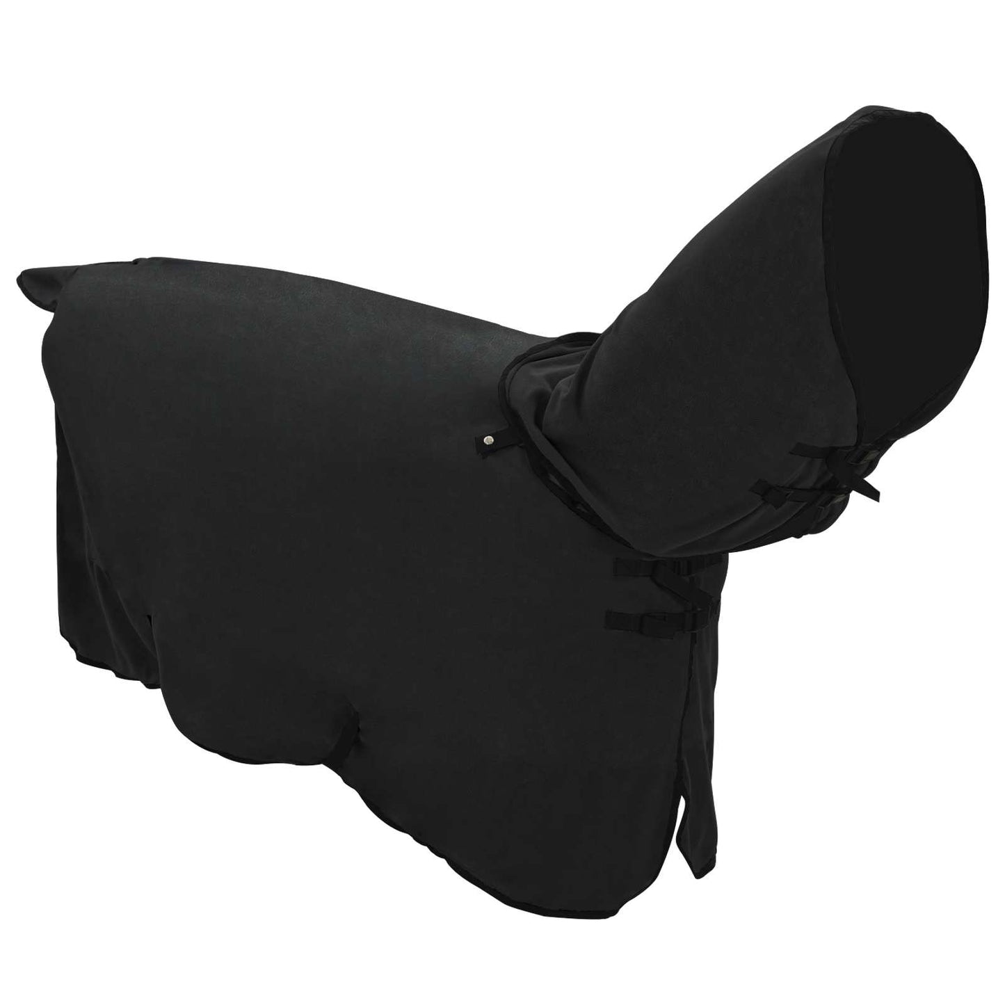 Vidaxxl couverture cheval noir polyester