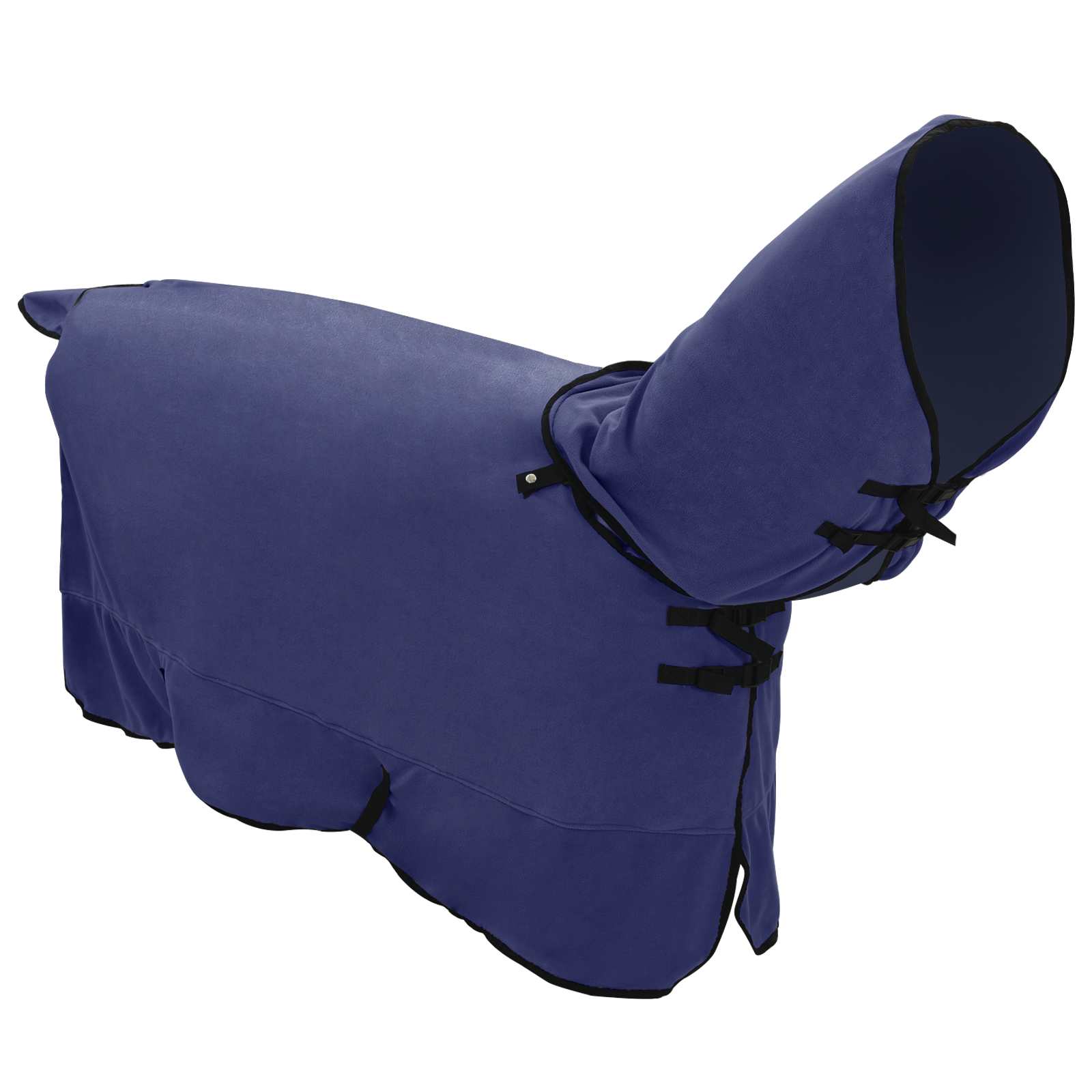 VidaXL couverture cheval bleu marine polyester