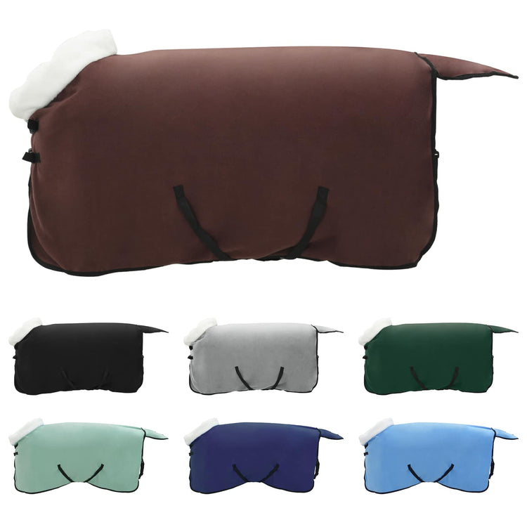 Vidaxx couverture pour cheval complètement marron foncé 105 cm polaire