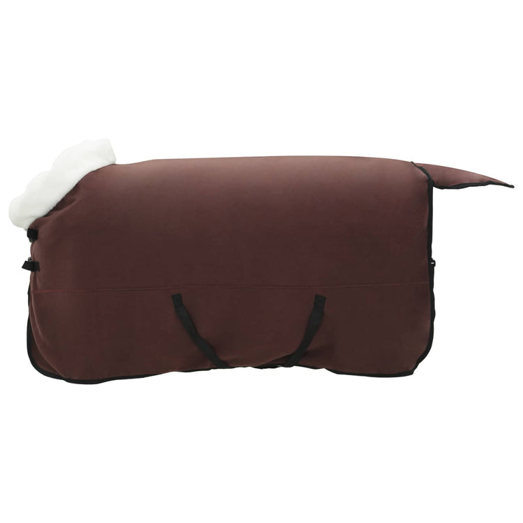 Vidaxx couverture pour cheval complètement marron foncé 135 cm polaire