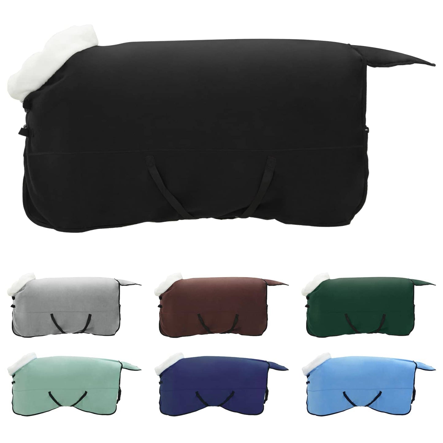 Vidaxx couverture pour cheval noir 125 cm polaire