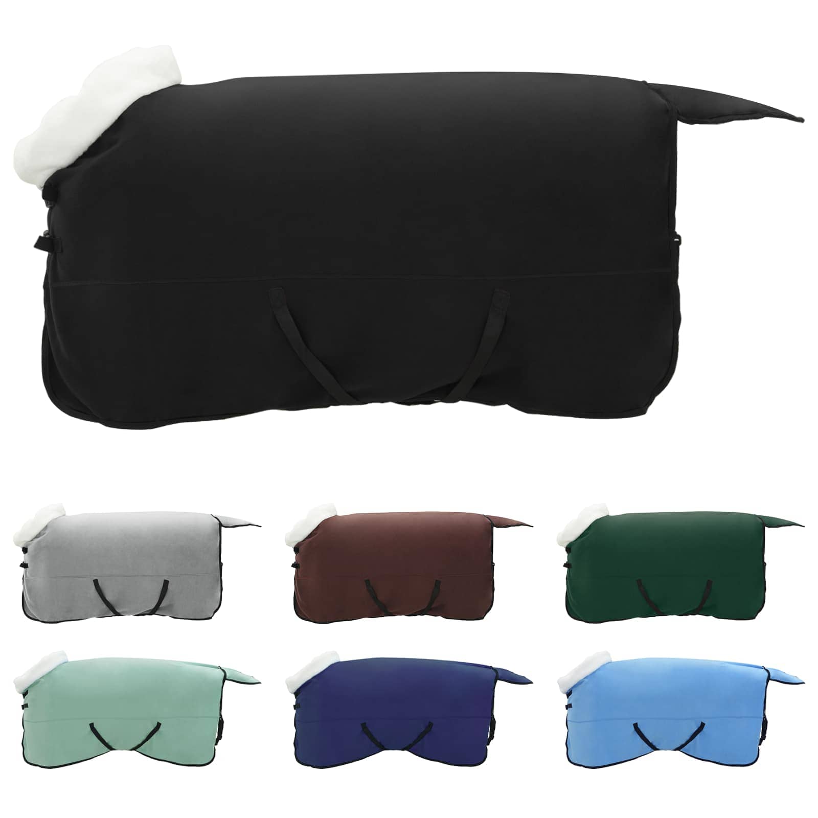 Vidaxx couverture pour cheval noir 125 cm polaire