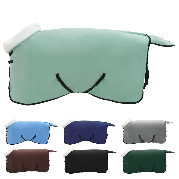 Vidaxx couverture pour cheval entièrement polaire vert foncé 75 cm