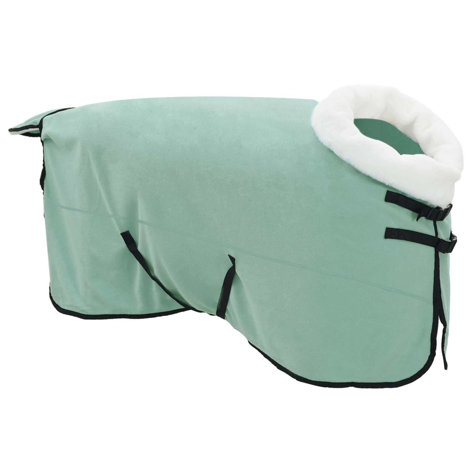 Vidaxx couverture pour cheval entièrement polaire vert foncé 145 cm