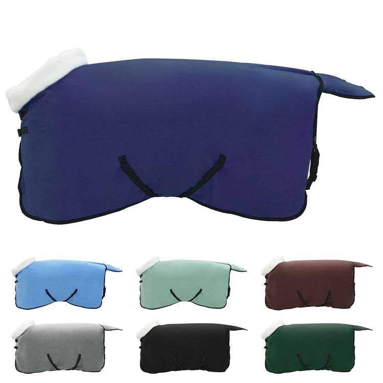 Vidaxx couverture pour cheval bleu marine 115 cm polaire