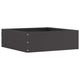 Vidaxx bordure de jardin noir 40 x 40 x 13 cm en acier