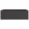 Vidaxx bordure de jardin noir 40 x 40 x 13 cm en acier