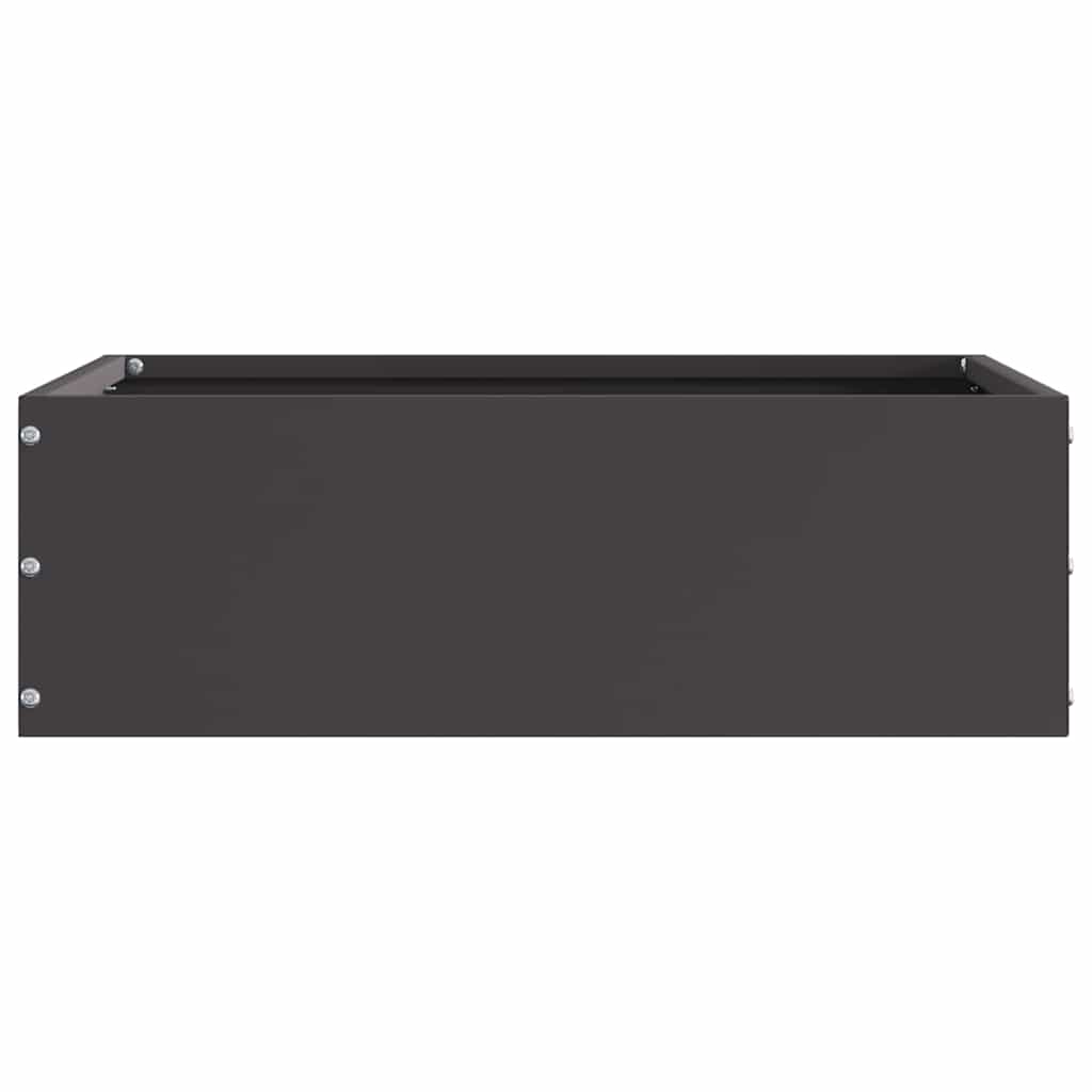 Vidaxx bordure de jardin noir 40 x 40 x 13 cm en acier