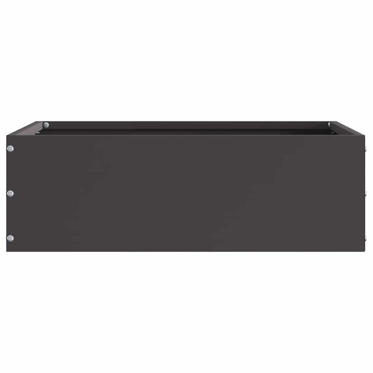 Vidaxx bordure de jardin noir 40 x 40 x 13 cm en acier