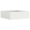 Vidaxx bordure de jardin blanc 40 x 40 x 13 cm en acier