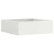 Vidaxx bordure de jardin blanc 40 x 40 x 13 cm en acier