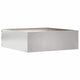 Vidaxx bordure de jardin argent 40 x 40 x 13 cm en acier inoxydable