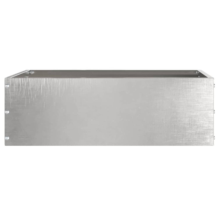 Vidaxx bordure de jardin argent 40 x 40 x 13 cm en acier inoxydable
