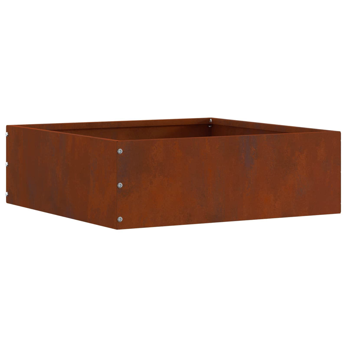 Vidaxl bordure de jardin rouillée 40 x 40 x 13 cm acier corten