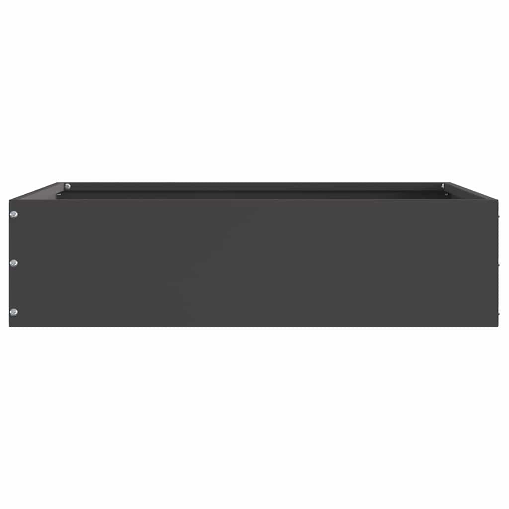 Vidaxx bordure de jardin noir 50 x 50 x 13 cm en acier