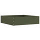 Vidaxx bordure de jardin vert olive 50 x 50 x 13 cm acier