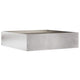 Vidaxx bordure de jardin argent 50 x 50 x 13 cm en acier inoxydable