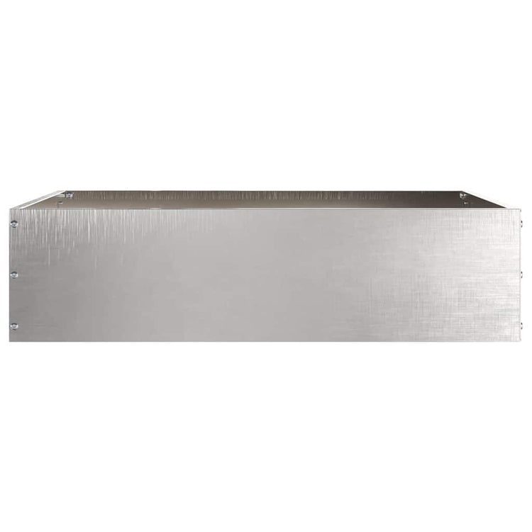 Vidaxx bordure de jardin argent 50 x 50 x 13 cm en acier inoxydable