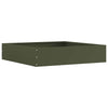Vidaxx bordure de jardin vert olive 60 x 60 x 13 cm acier