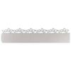 Vidaxl bordures de pelouse 20 pcs argent 103 x 0,05 x 22 cm acier inoxydable