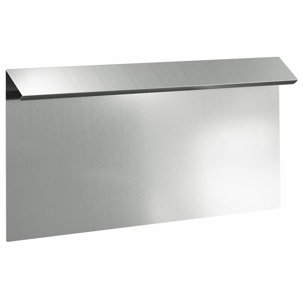 Vidaxl portail escargot 16 pcs argent 50 x 3,5 x 25 cm