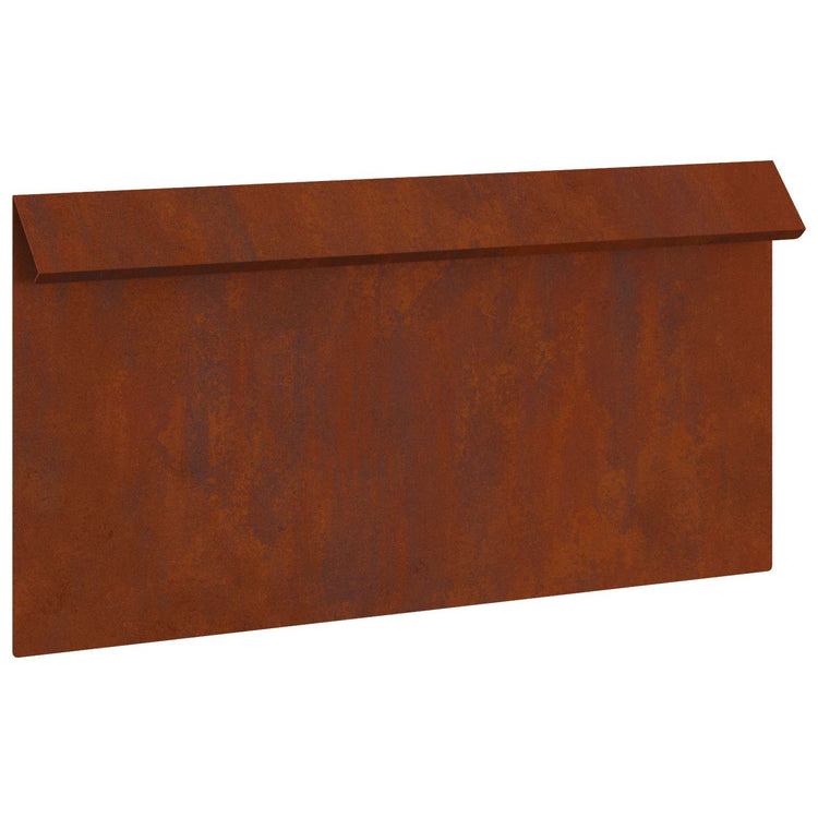 Vidaxl portail escargot rouillé 50 x 3,5 x 25 cm acier corten