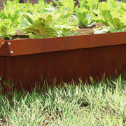 Vidaxl portail escargot 4 pcs rouillé 50 x 3,5 x 25 cm acier corten - afbeelding 3