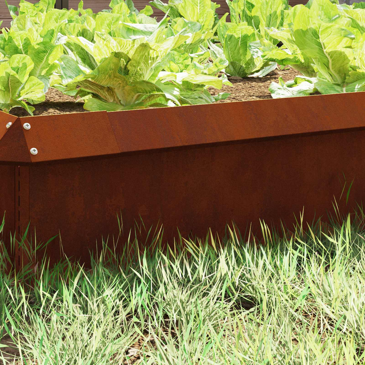 Vidaxl portail escargot 4 pcs rouillé 50 x 3,5 x 25 cm acier corten