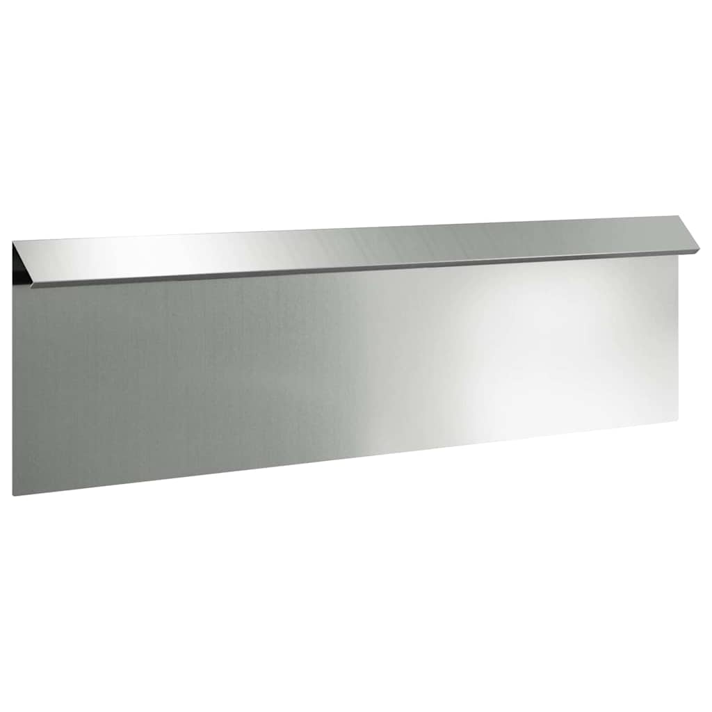 Vidaxl portail escargot 16 pcs argent 100 x 3,5 x 25 cm