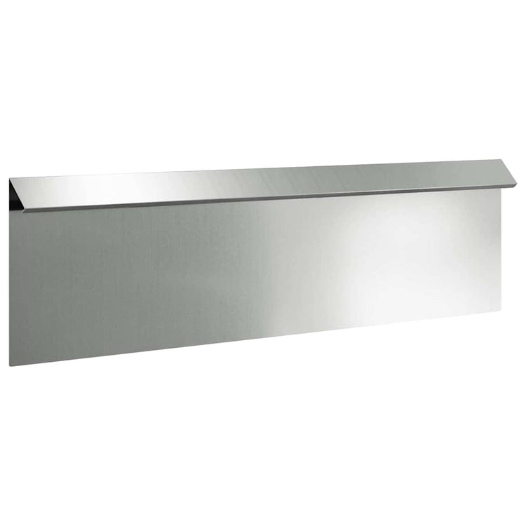 Vidaxl portail escargot 16 pcs argent 100 x 3,5 x 25 cm