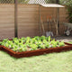 Vidaxl portail escargot rouillé 100 x 3,5 x 25 cm acier corten