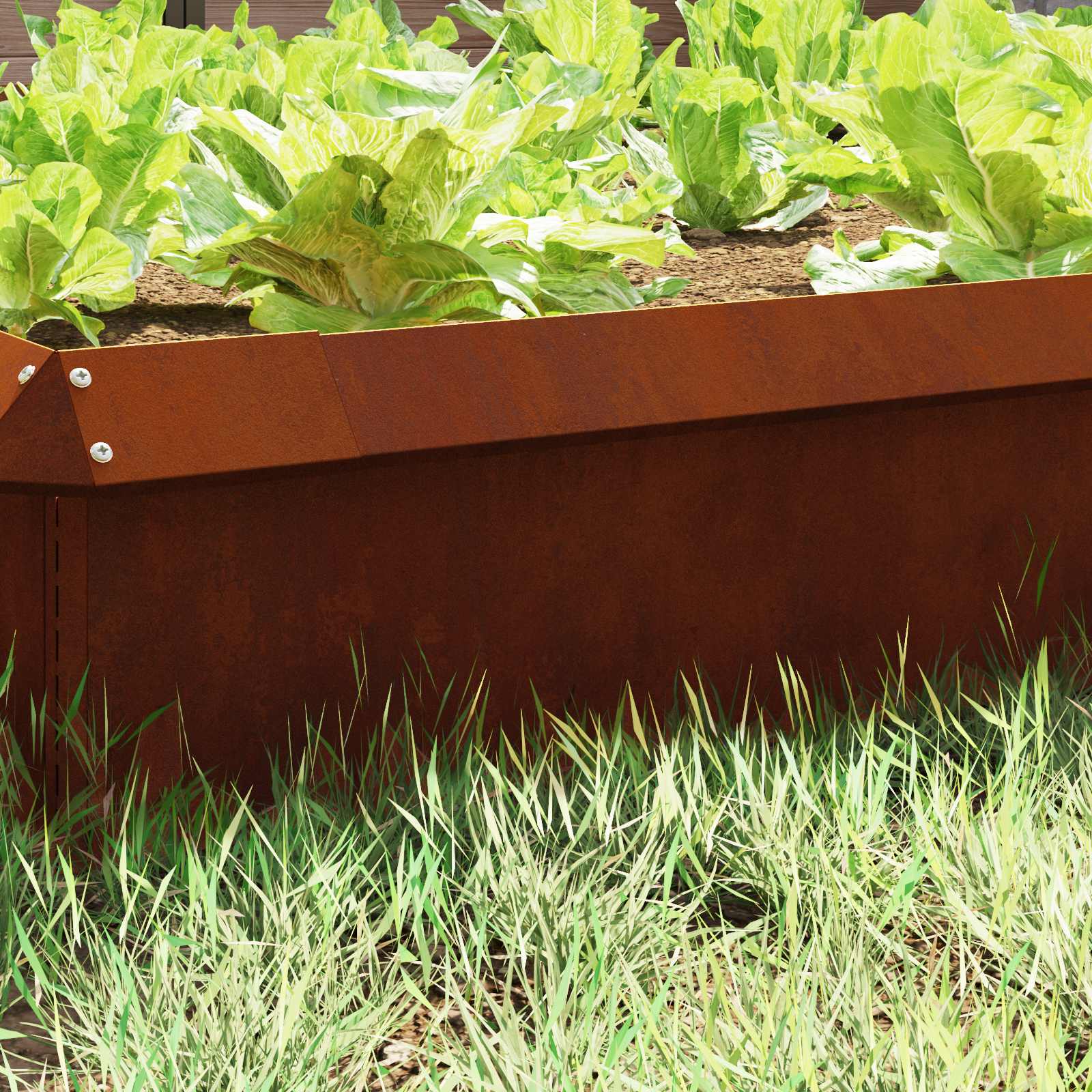 Vidaxl portail escargot rouillé 100 x 3,5 x 25 cm acier corten