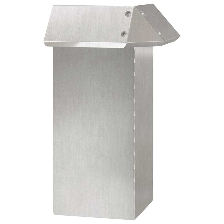 Vidaxx portail escargot argent 13,5 x 13,5 x 25 cm en acier inoxydable