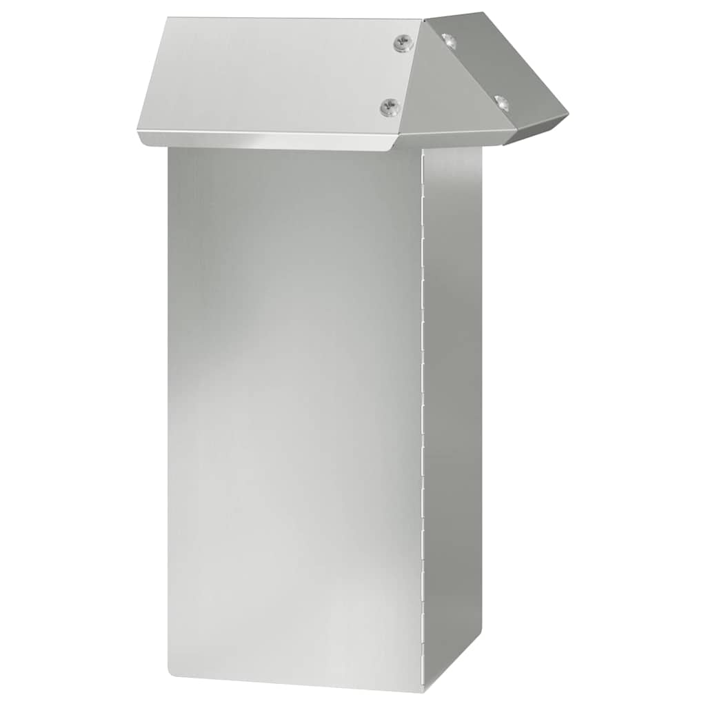 Vidaxl portail escargot argent 13,5 x 13,5 x 25 cm acier galvanisé