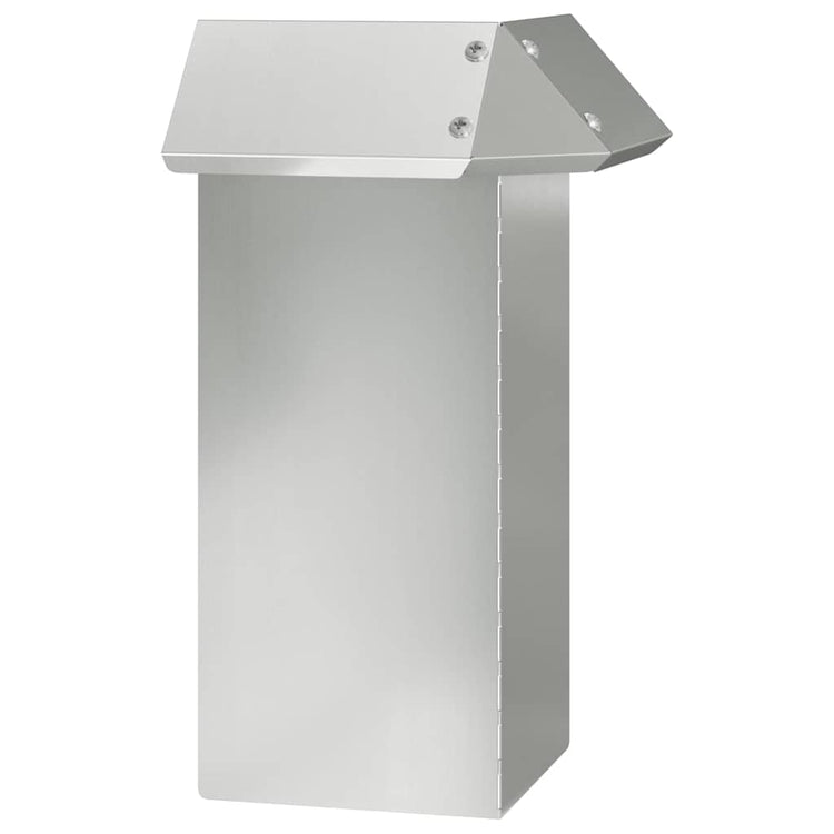 Vidaxl portail escargot argent 13,5 x 13,5 x 25 cm acier galvanisé
