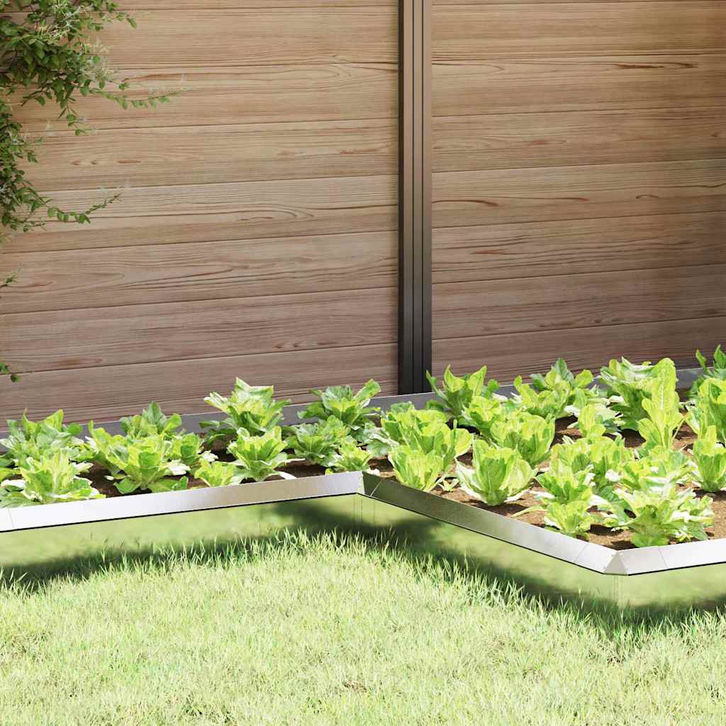 Vidaxx portail escargot argent 10 x 10 x 25 cm en acier inoxydable